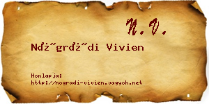 Nógrádi Vivien névjegykártya